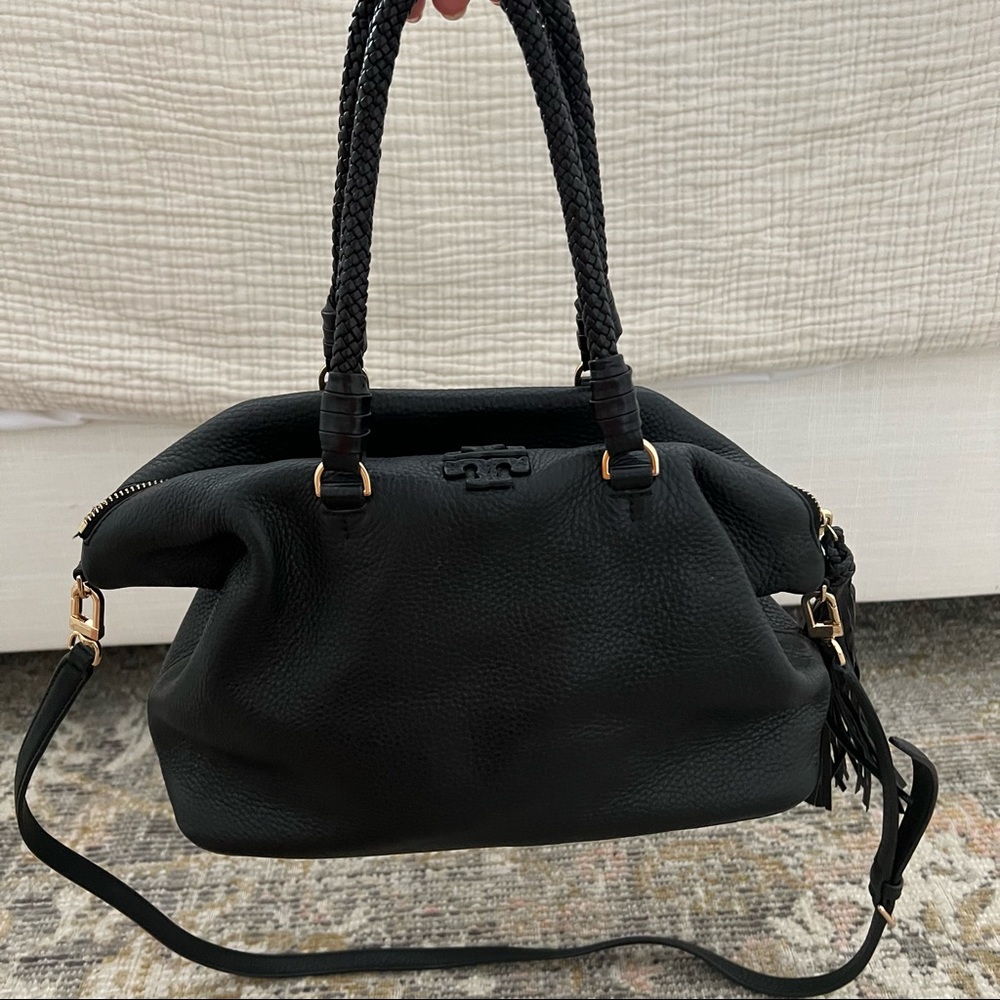 Tory Burch Taylor Satchel - Black